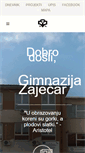 Mobile Screenshot of gimza.edu.rs
